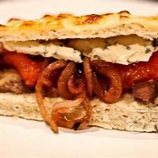 Focaccia Prosciutto Abruzzese.